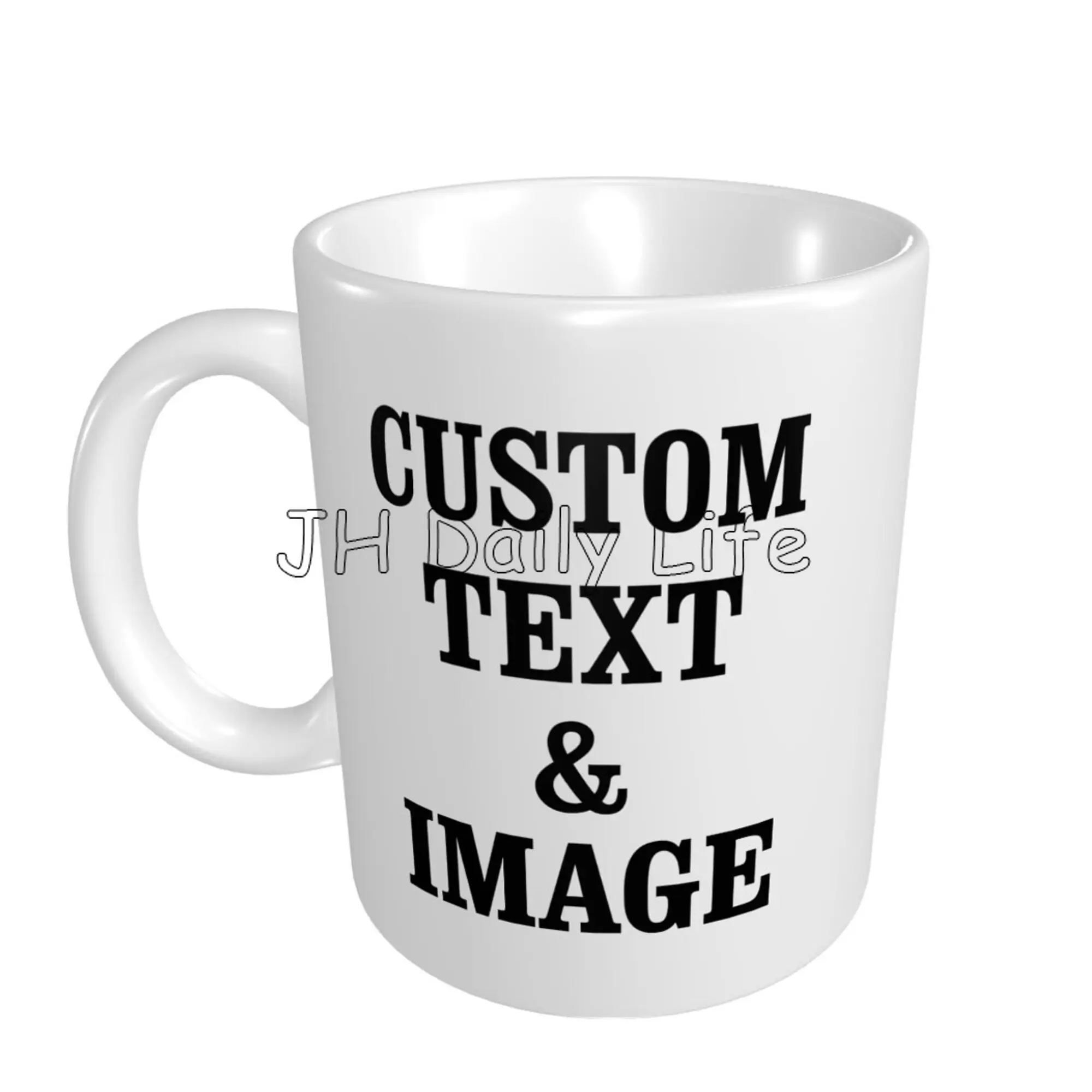 Coffee Tea Photos - Custom Cup with Custom Photo Text