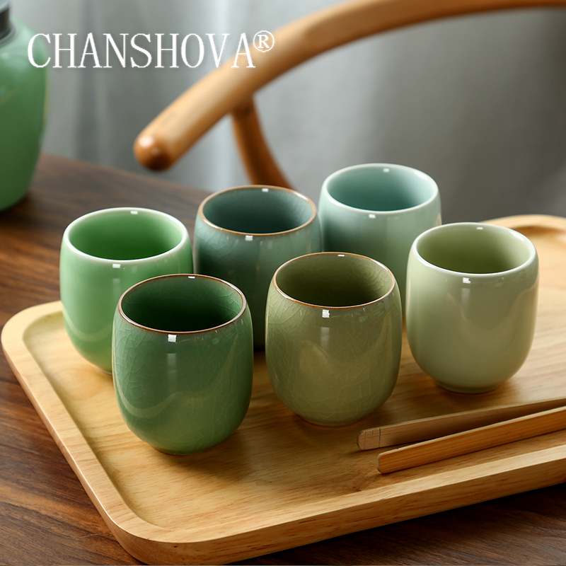 Coffee Tea Game - CHANSHOVA-Porcelain Tea Cup Set, Traditional Chinese