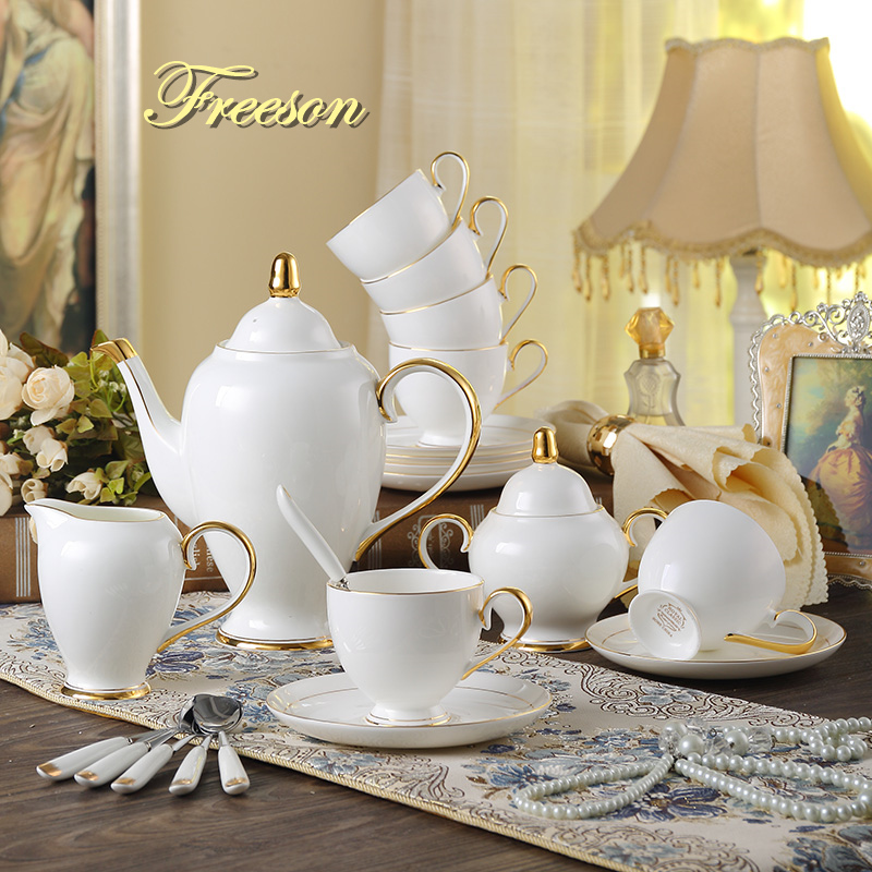 Coffee Tea Creamer - Grace Bone China Coffee Set White