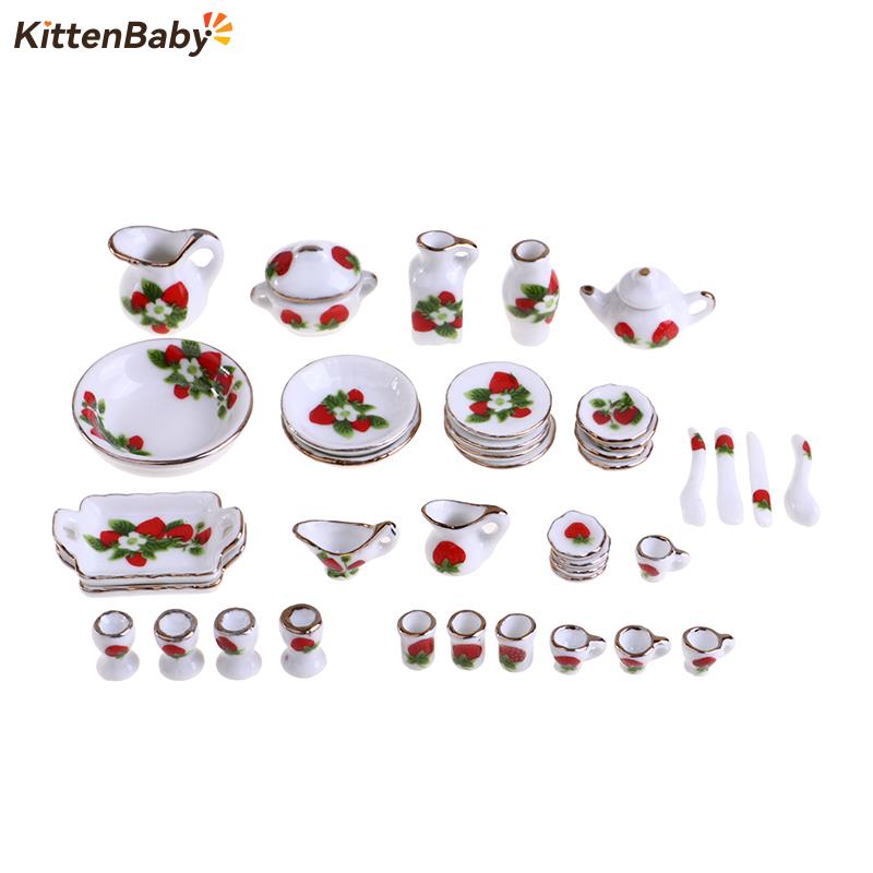 Coffee Tea Game - 1 Set 1:12 Miniature Doll House