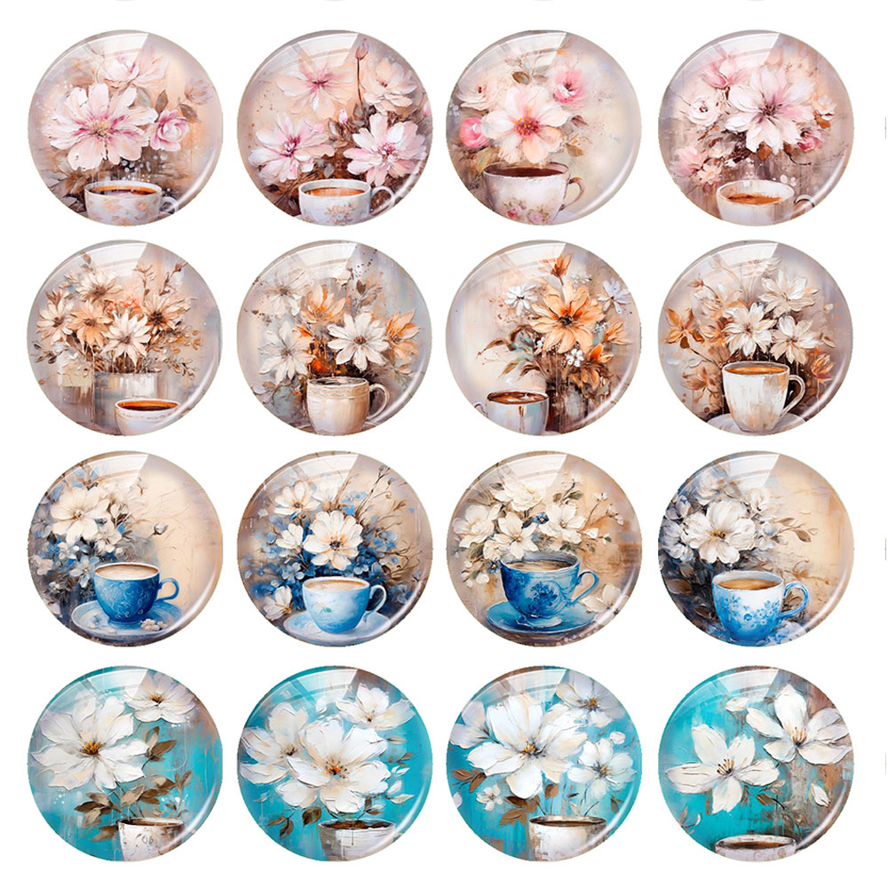 Random Mixed Round/Oval/Square - Coffee Tea Photos recension och pris