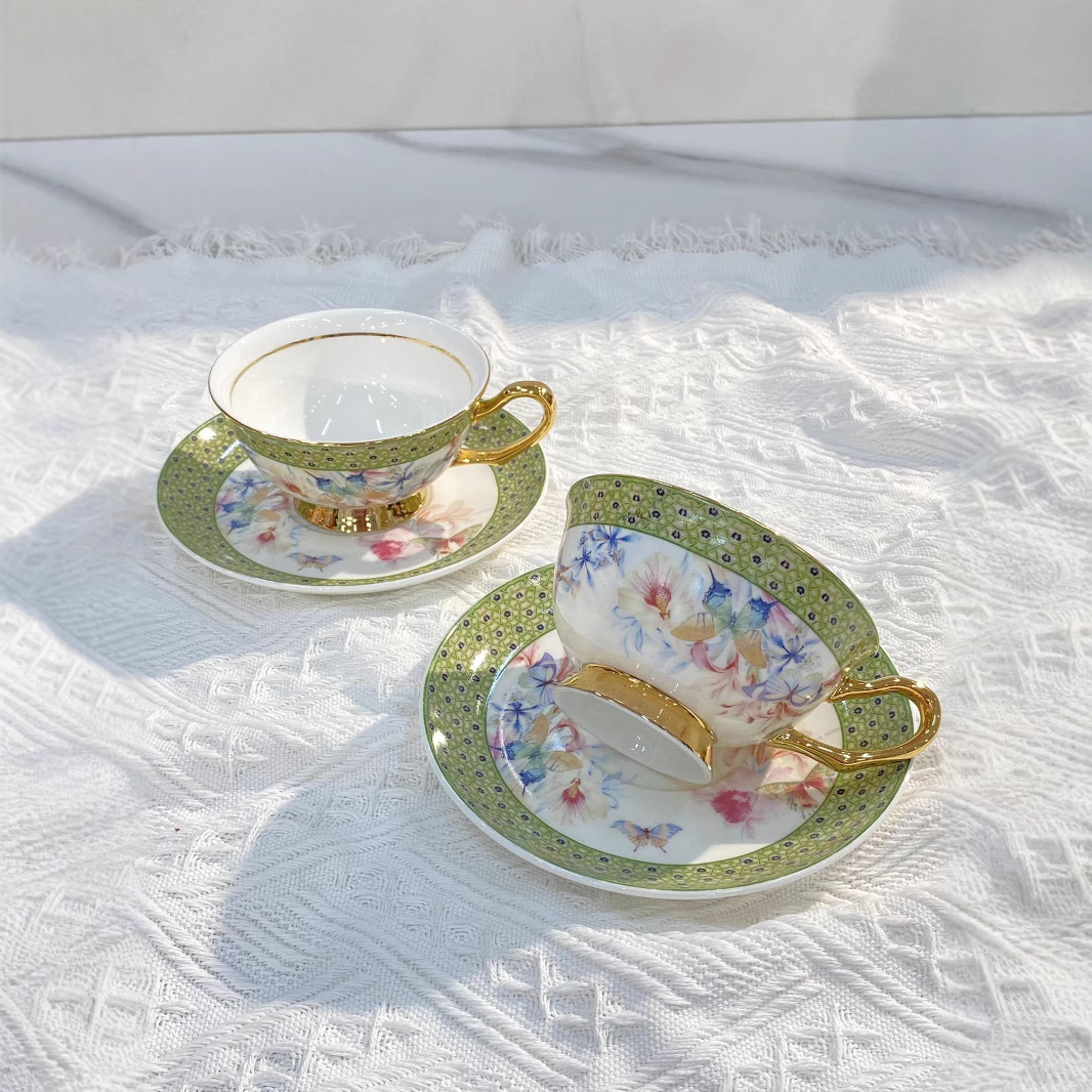 Classical Porcelain Cup&saucer - Juice Tea Coffee recension och pris