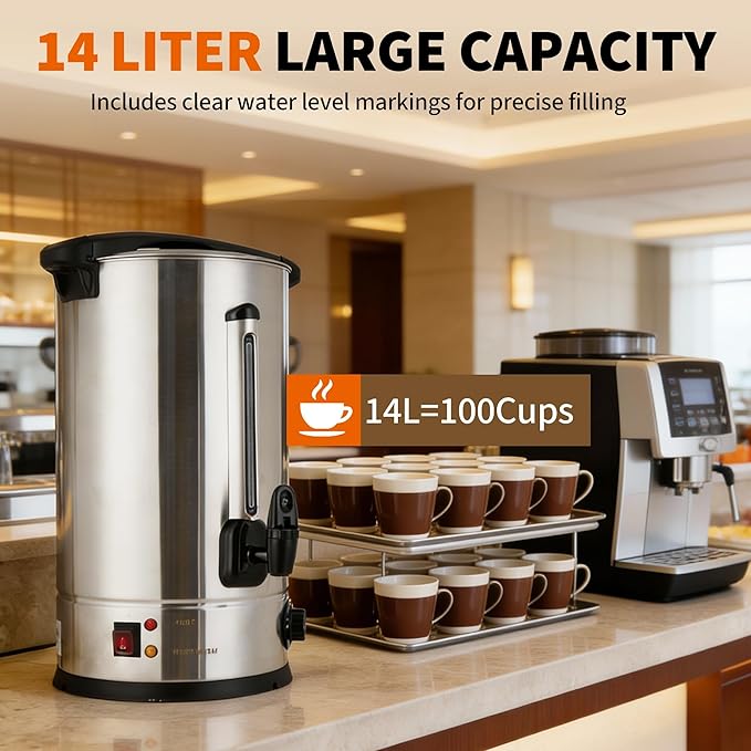 14/16 L Cups Coffee Urn, Comme - Coffee Tea Urn recension och pris