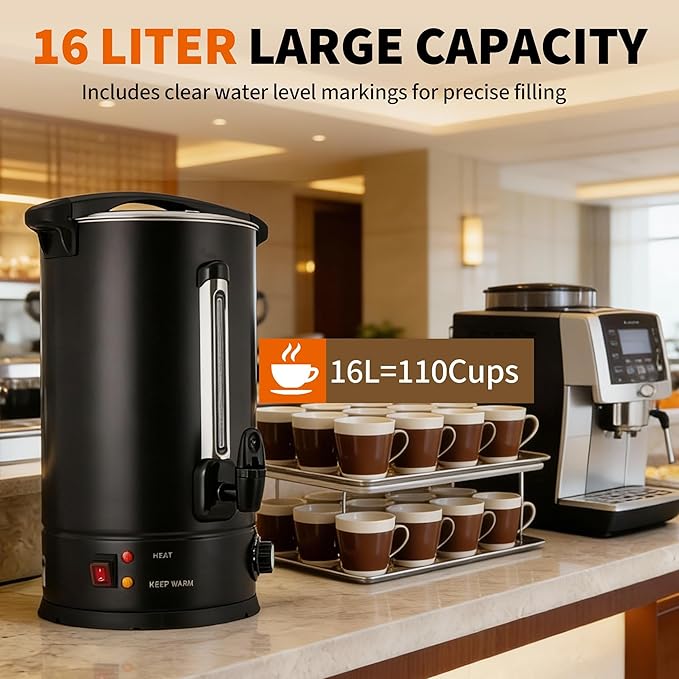 14/16 L Cups Coffee Urn, Comme - Coffee Tea Urn recension och pris