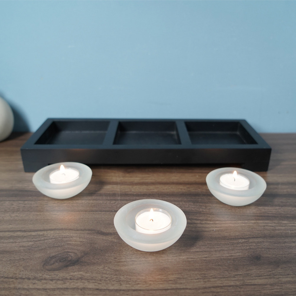 1 Set Glass Tea Light Holders  - Coffee And Tea Glass recension och pris