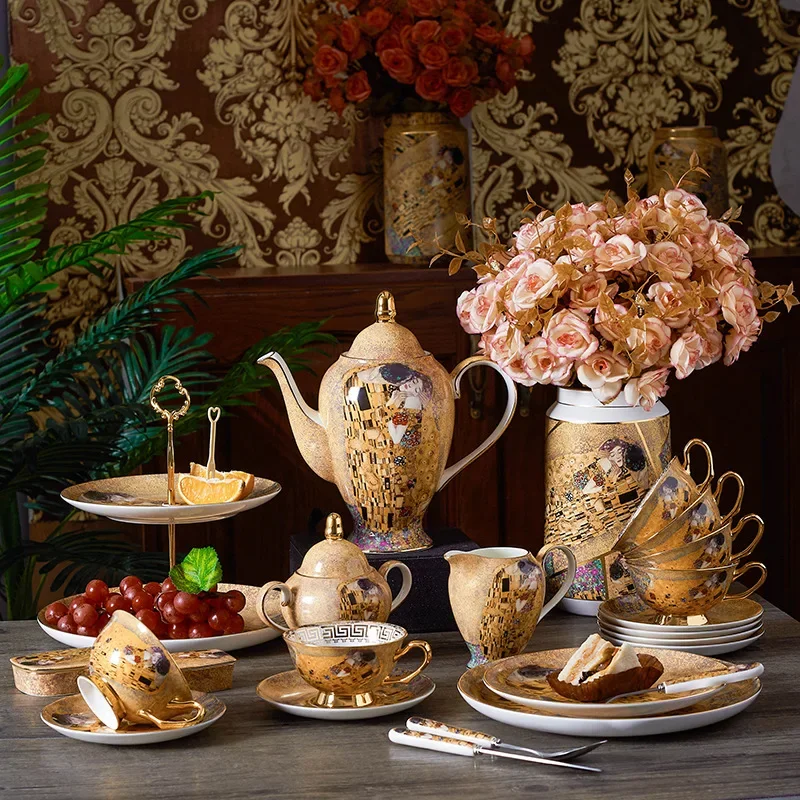Gustav Klimt Bone China Coffee - Coffee Tea Creamer recension och pris
