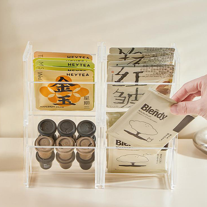 Vertical Tea Box Holder Stacka - Coffee Tea Creamer recension och pris