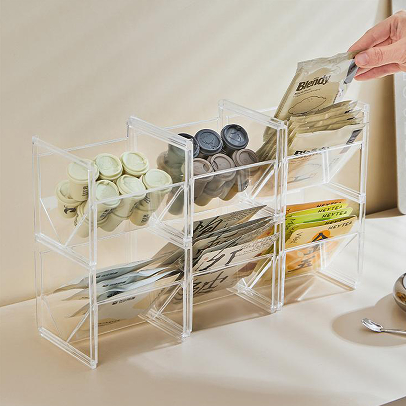 Vertical Tea Box Holder Stacka - Coffee Tea Creamer recension och pris