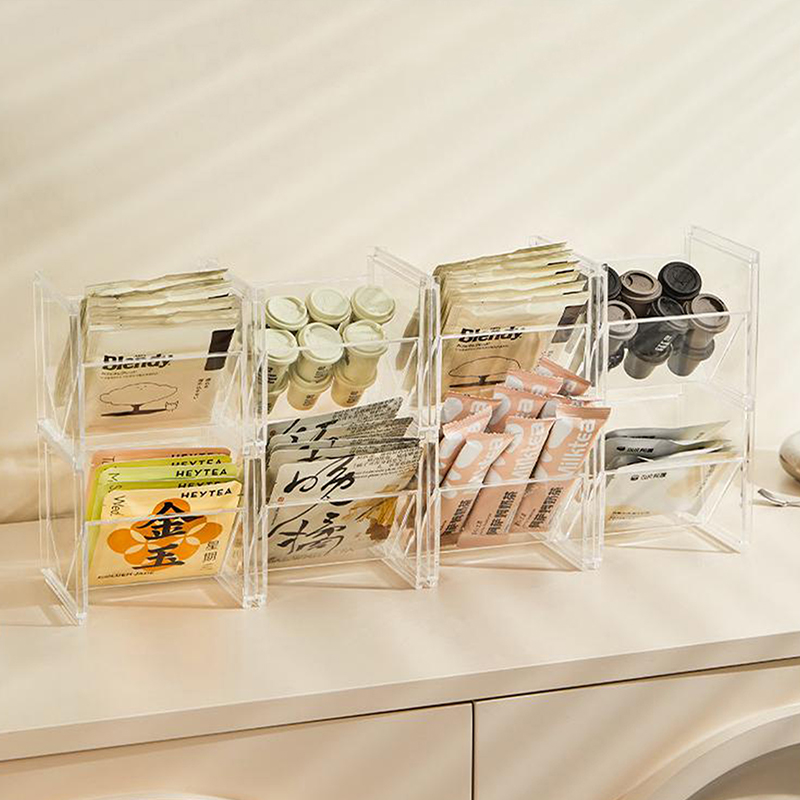 Vertical Tea Box Holder Stacka - Coffee Tea Creamer recension och pris