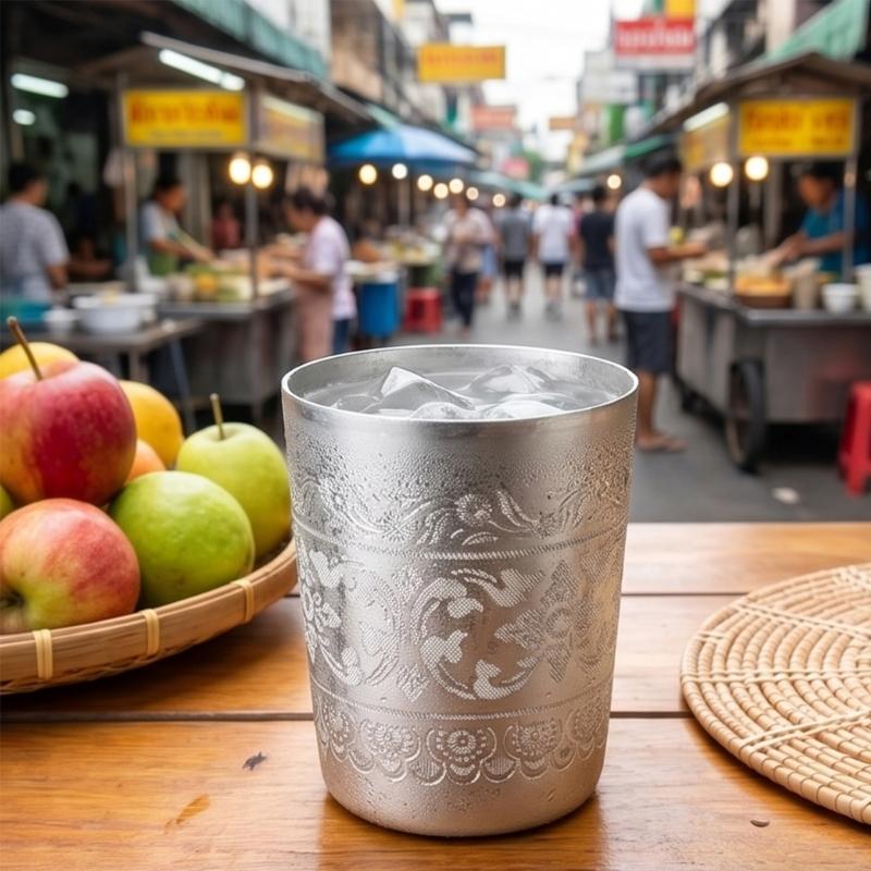 Thai Tin Cup Thai Traditional  - Coffee Tea Thai recension och pris