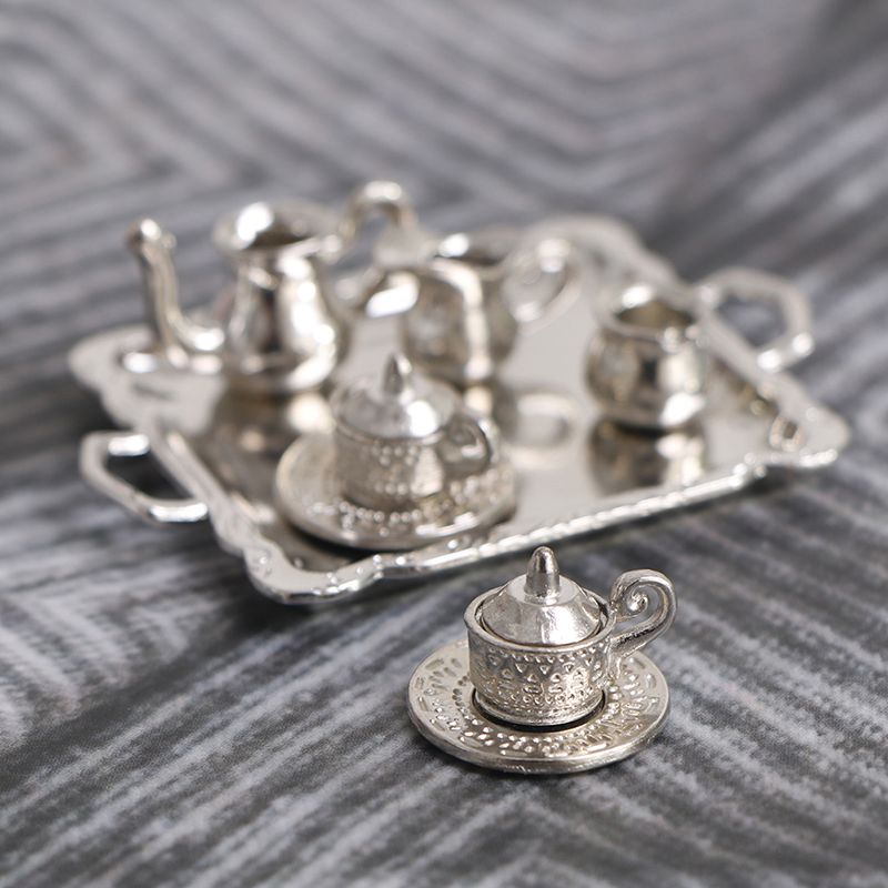 10pcs/Set 1/12 Dollhouse Minia - Coffee Tea Game recension och pris