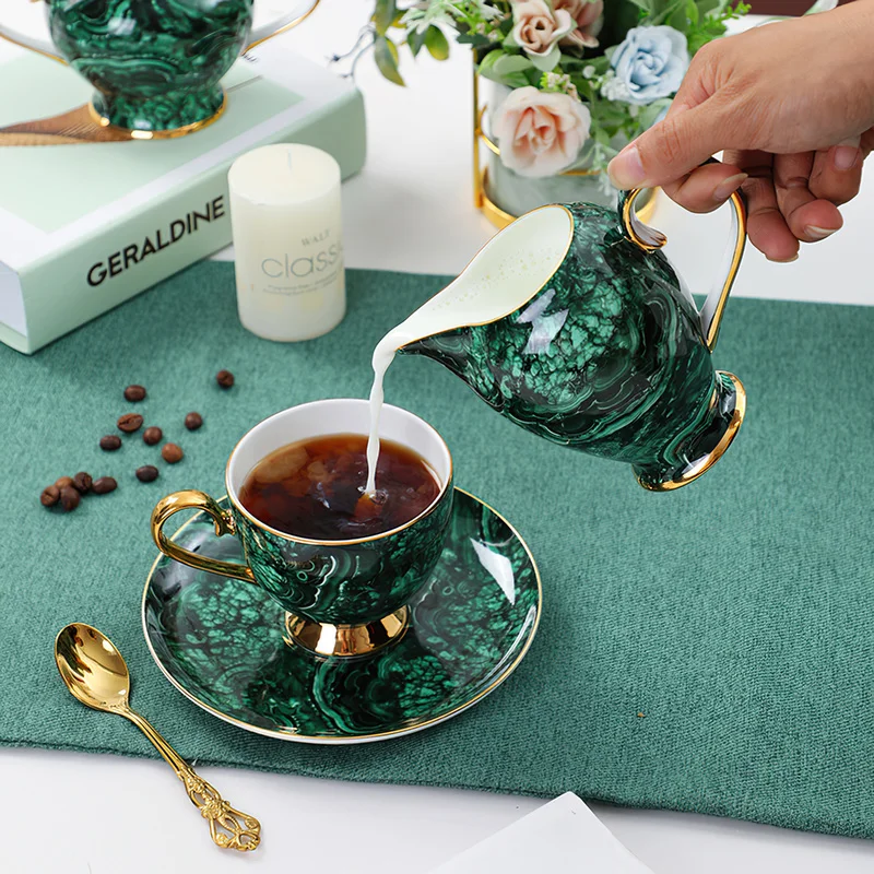 Bone China Teapot Drinkware Gr - Coffee Tea Creamer recension och pris