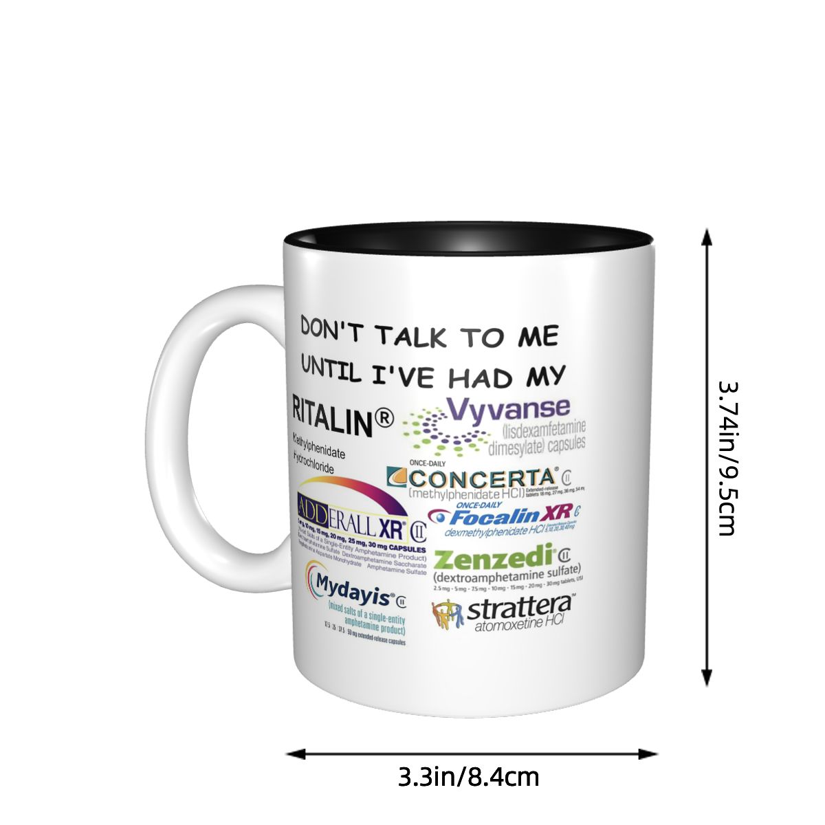 Dont Talk To Me Mug Funny Cera - Coffee Tea With Me recension och pris