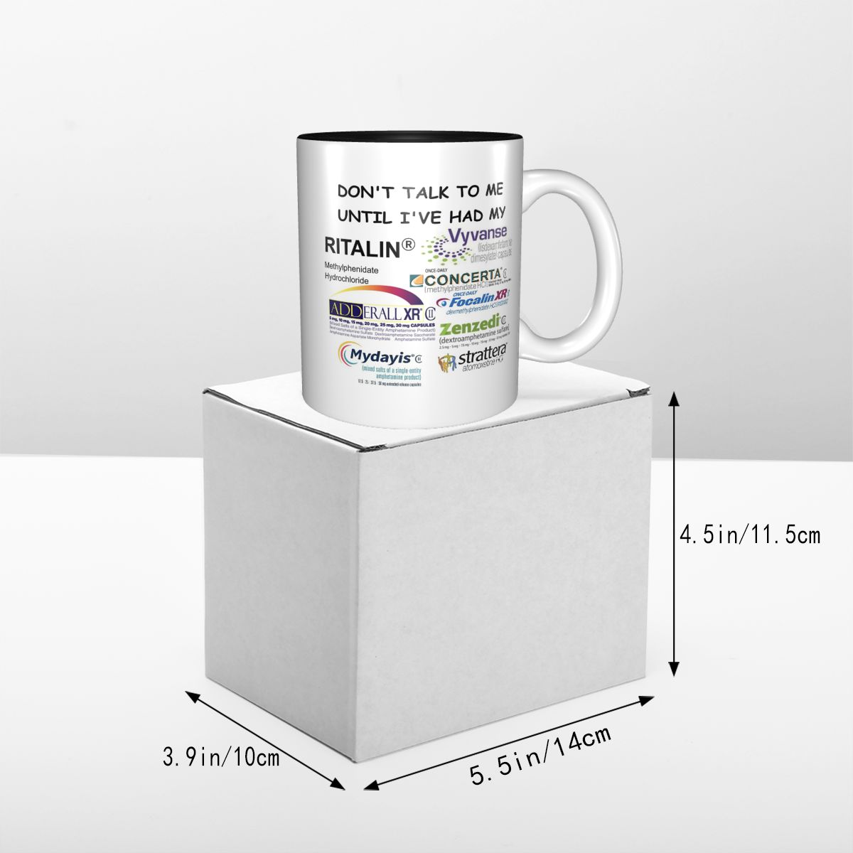 Dont Talk To Me Mug Funny Cera - Coffee Tea With Me recension och pris