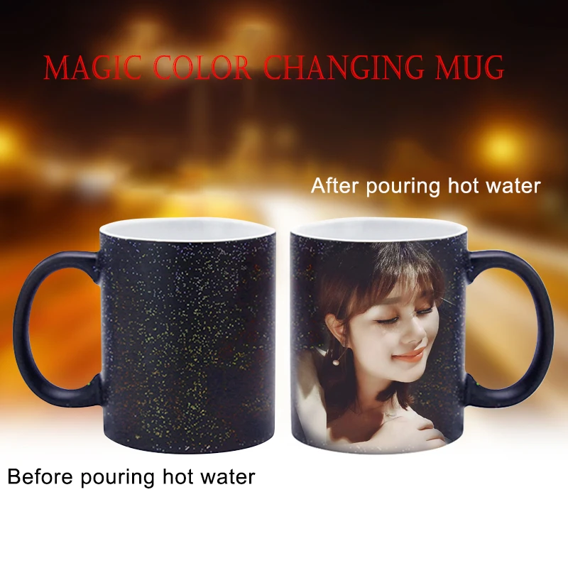 Black ceramic color-changing c - Coffee Tea Photos recension och pris