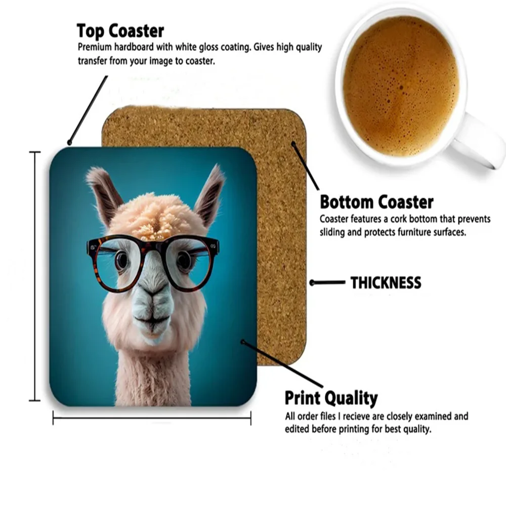 Customized Non-Slip Cork Coast - Coffee Tea Photos recension och pris