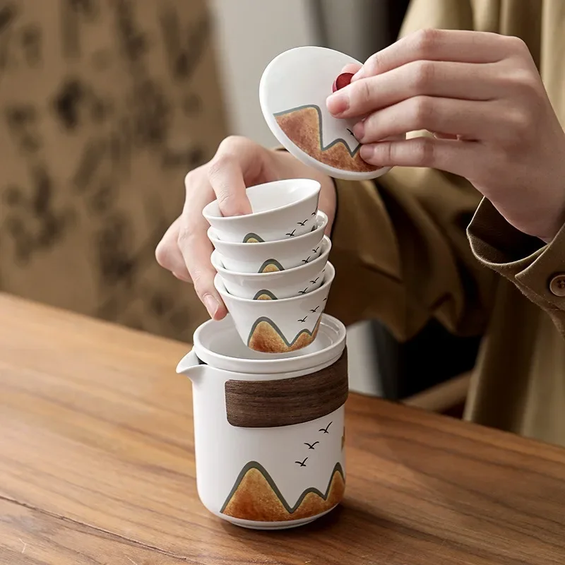 Gift Box,Chinese Style Ceramic - Coffee Tea Game recension och pris