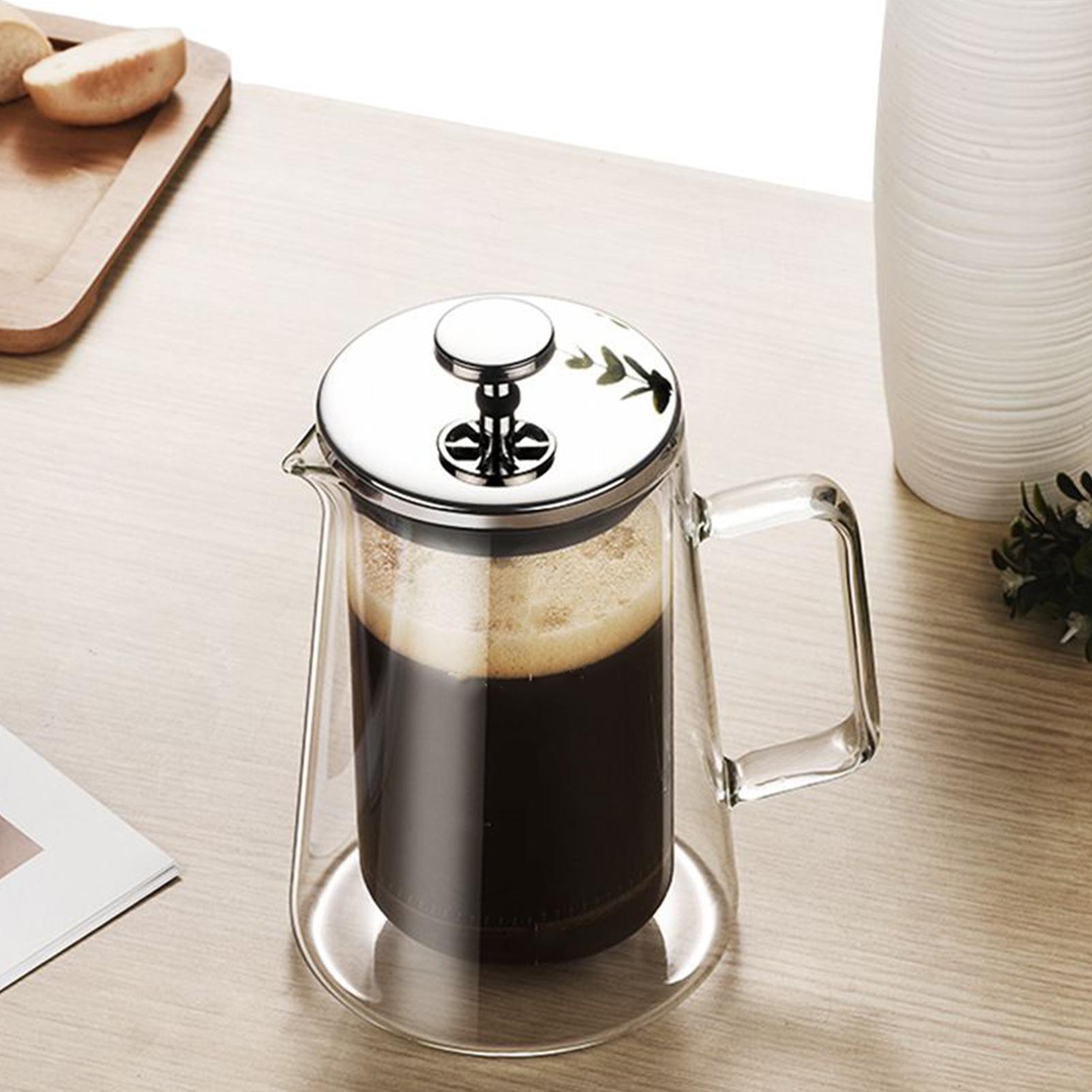 Coffee Presses Glass Stainless - Coffee And Tea Glass recension och pris