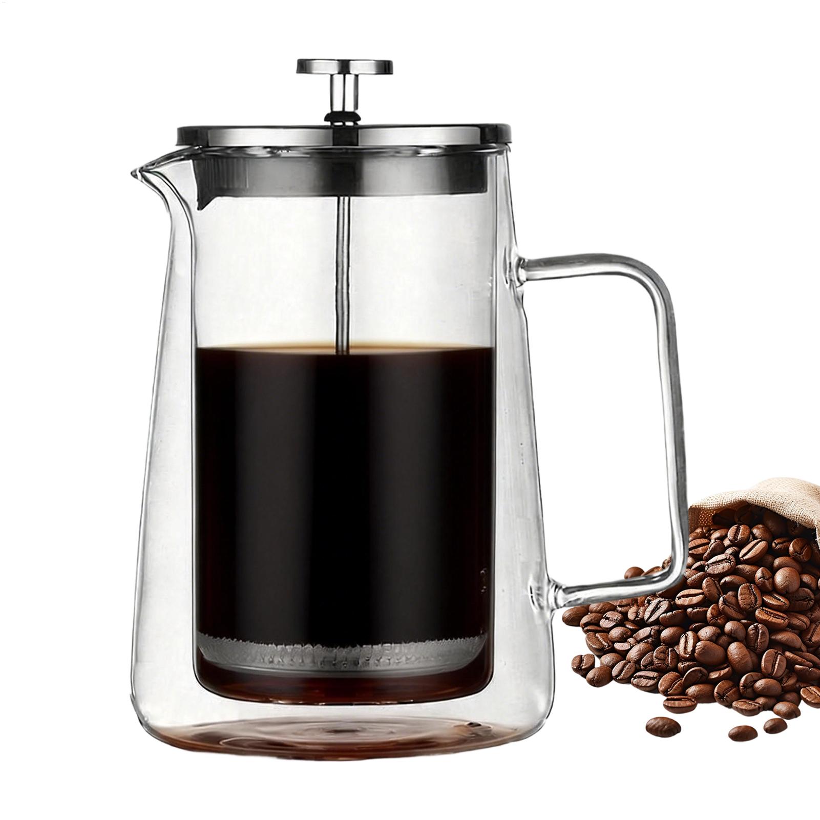Coffee Presses Glass Stainless - Coffee And Tea Glass recension och pris