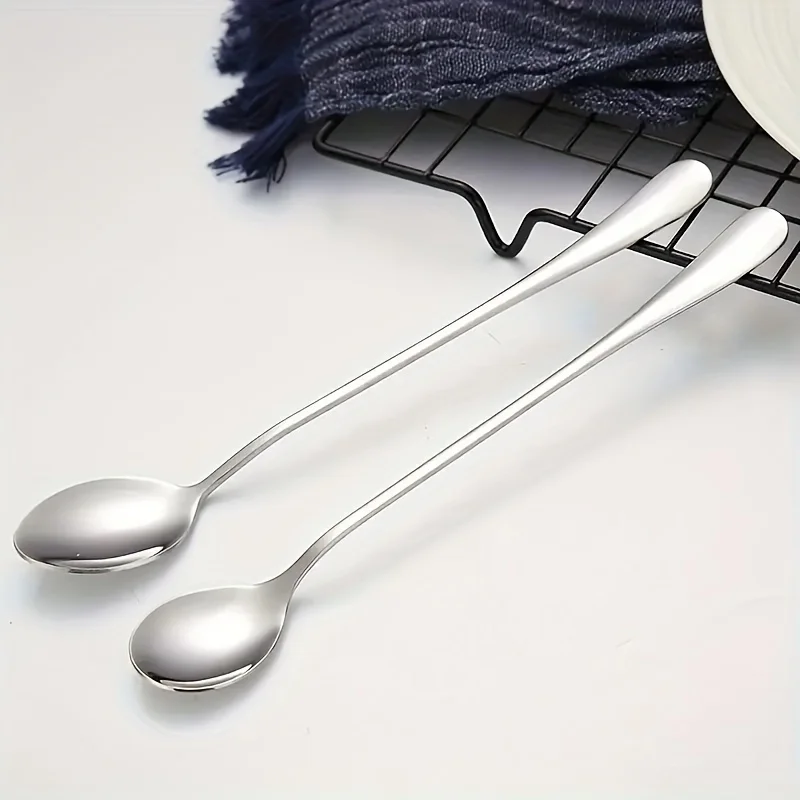 Stainless Steel 1/10pcs Long H - Coffee Tea Game recension och pris