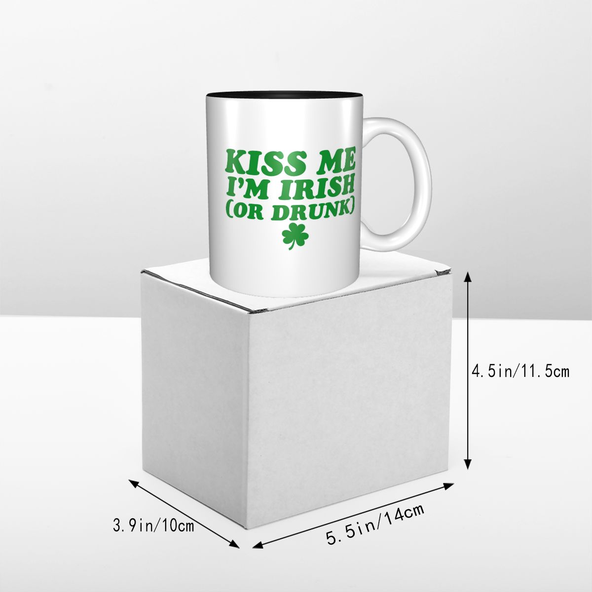 Kiss Me I'm Irish Mug Funny Ce - Coffee Tea With Me recension och pris