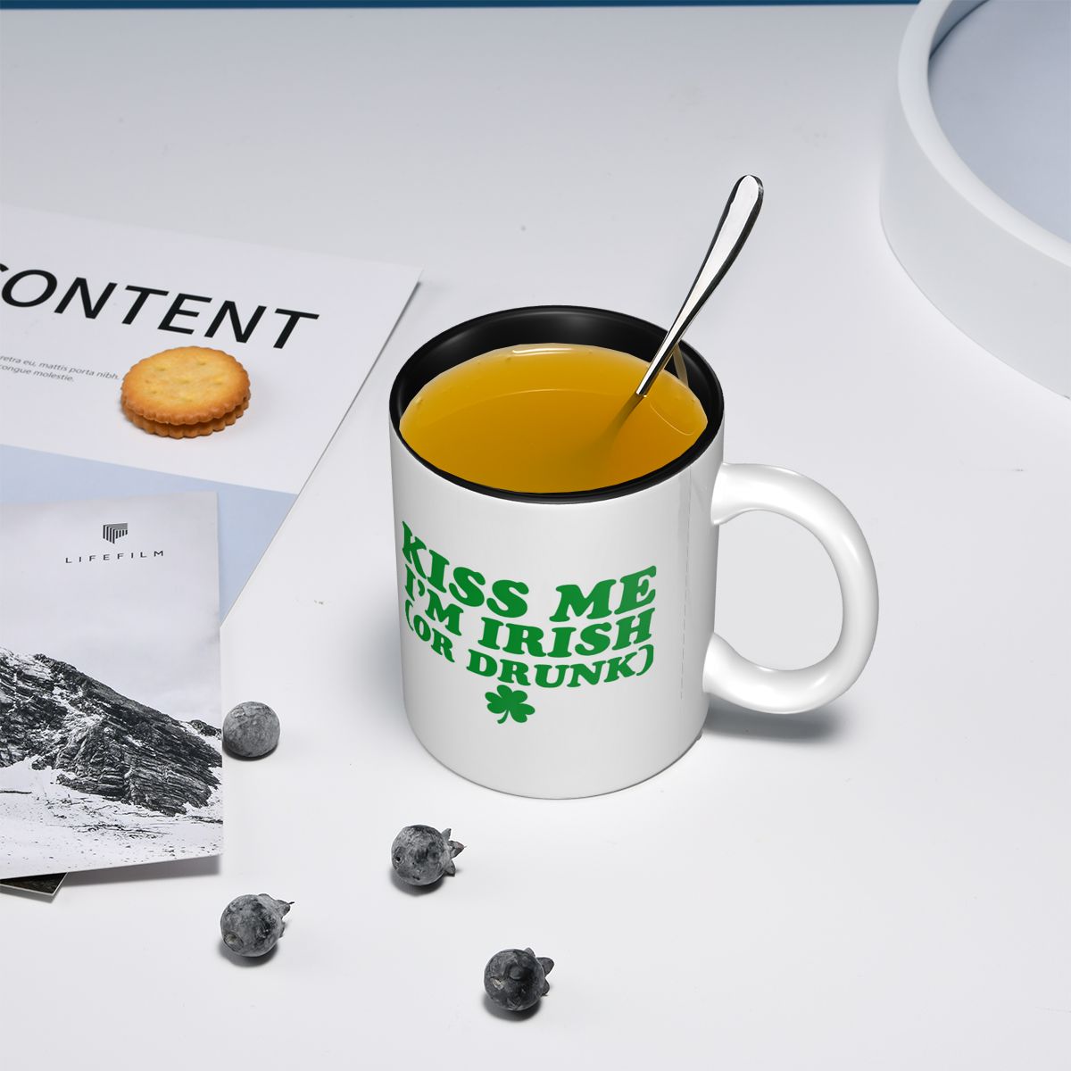Kiss Me I'm Irish Mug Funny Ce - Coffee Tea With Me recension och pris