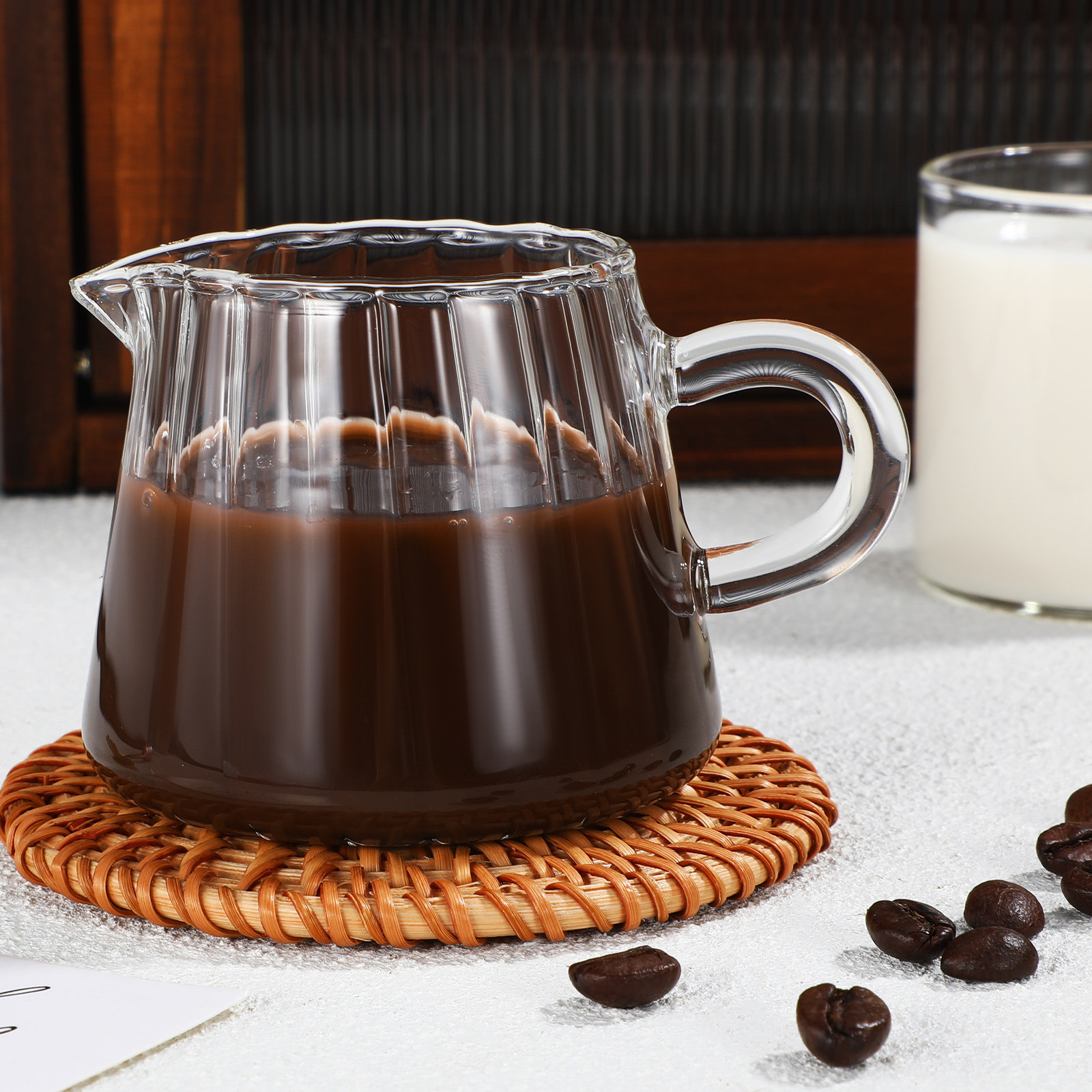 Glass Creamer Pitcher Sturdy M - Coffee Tea Creamer recension och pris