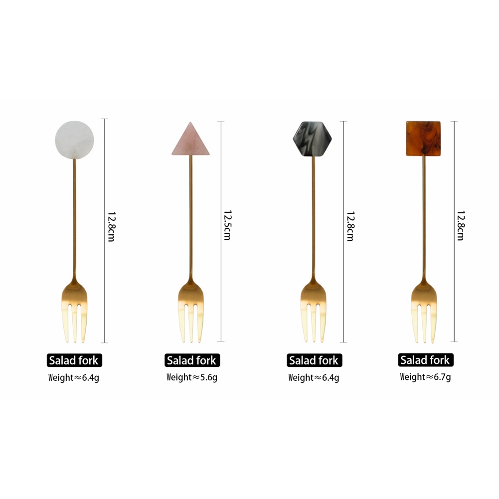 4pcs Stainless Steel Small Spo - Coffee Tea Game recension och pris