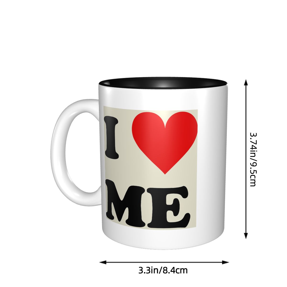 I Love Me Heart Mug Funny Cera - Coffee Tea With Me recension och pris