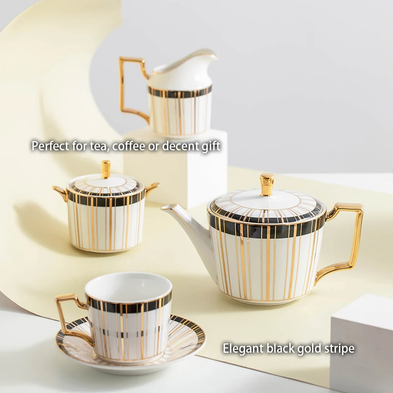Gold Inlay Bone China Coffee S - Coffee Tea Creamer recension och pris
