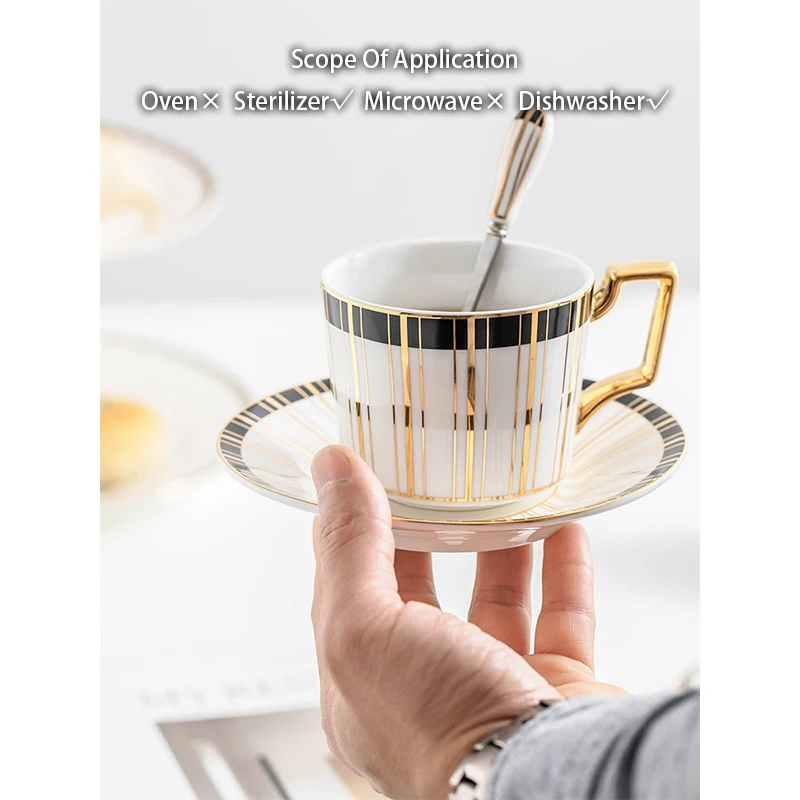Gold Inlay Bone China Coffee S - Coffee Tea Creamer recension och pris