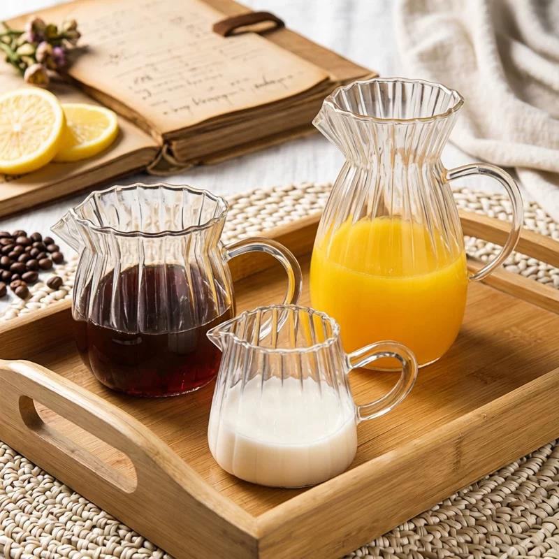 High Borosilicate Glass Milk P - Coffee Tea Creamer recension och pris