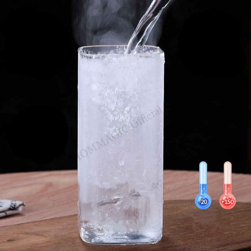 6/4/2/1Pcs Square Glass Cup Co - Juice Tea Coffee recension och pris