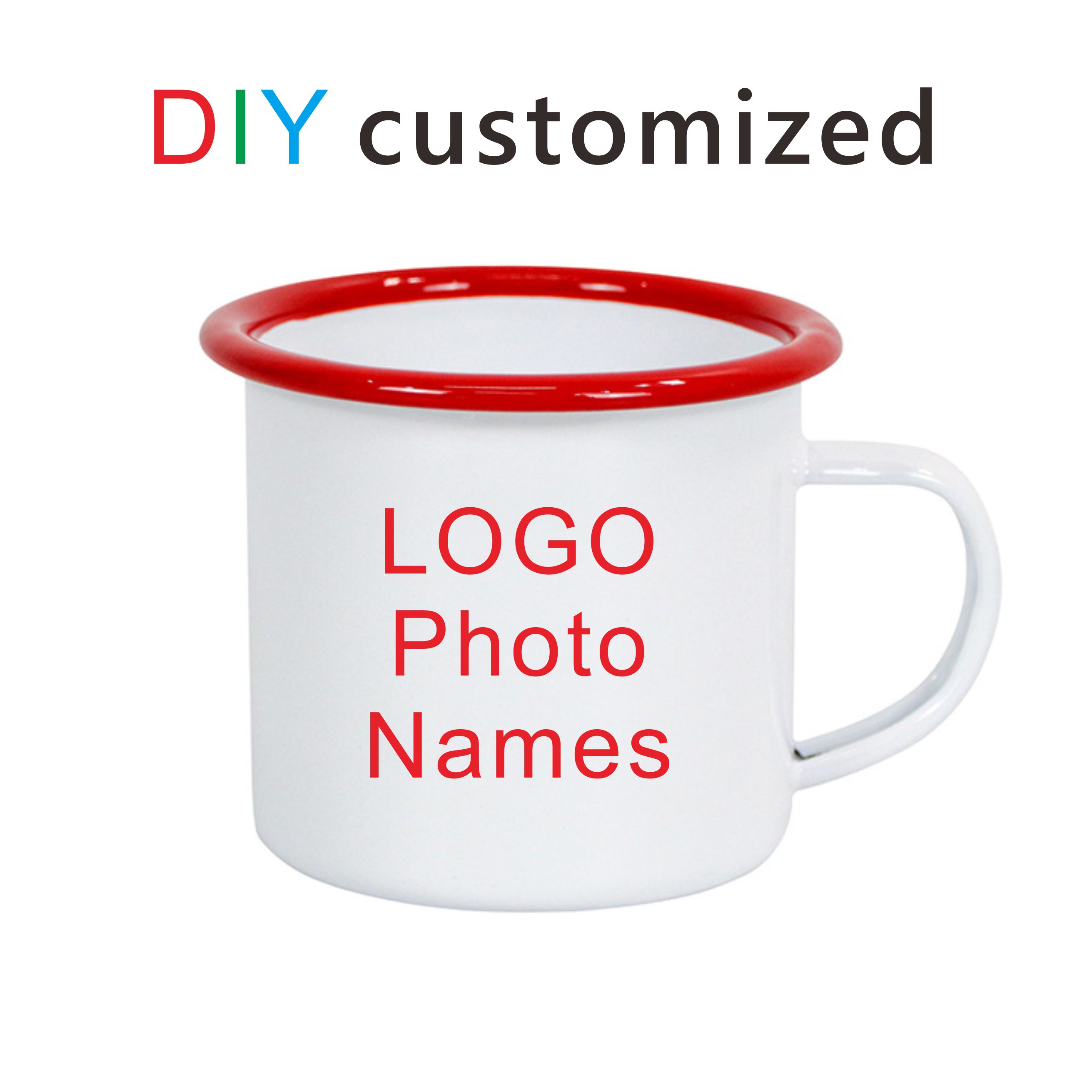 Customized Enamel Metal Mug 35 - Coffee Tea Photos recension och pris