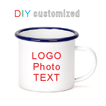 Customized Enamel Metal Mug 35 - Coffee Tea Photos recension och pris