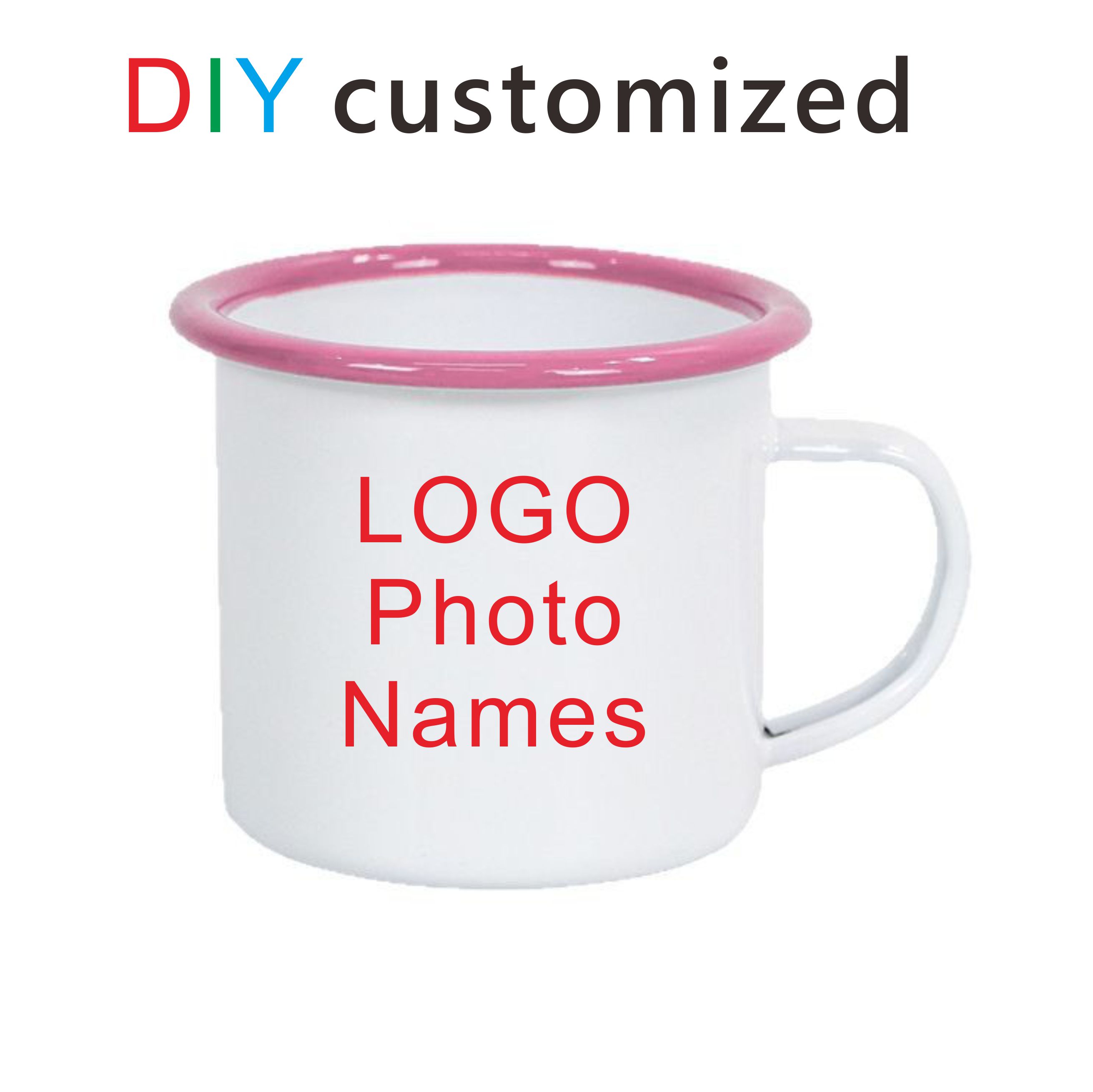 Customized Enamel Metal Mug 35 - Coffee Tea Photos recension och pris