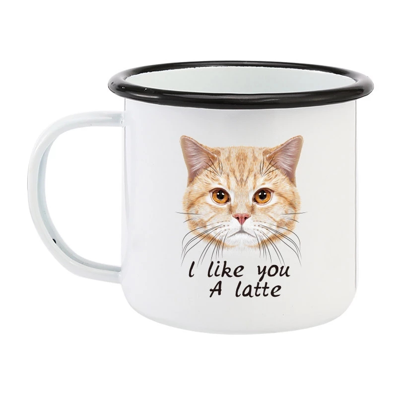 350ML Enamel Coffee Mug DIY LO - Coffee Tea Photos recension och pris
