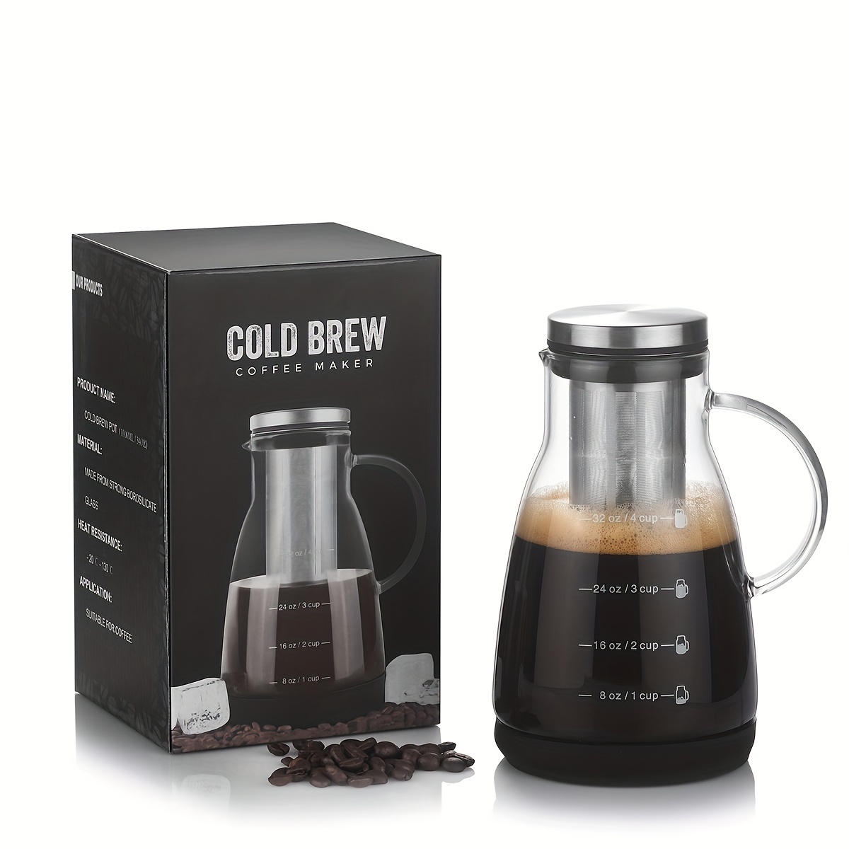 24oz Classic Glass Cold Brew C - Coffee And Tea Glass recension och pris
