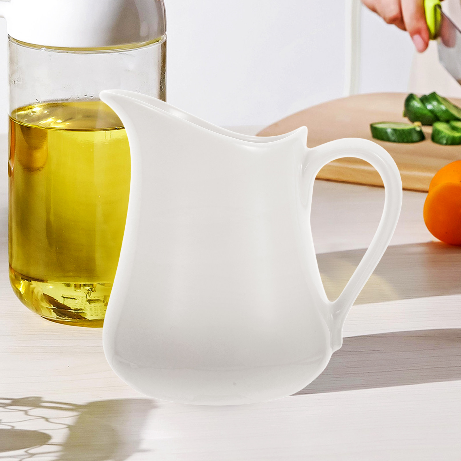 Ceramic Jug 1000 Ml Smooth Ele - Coffee Tea Creamer recension och pris