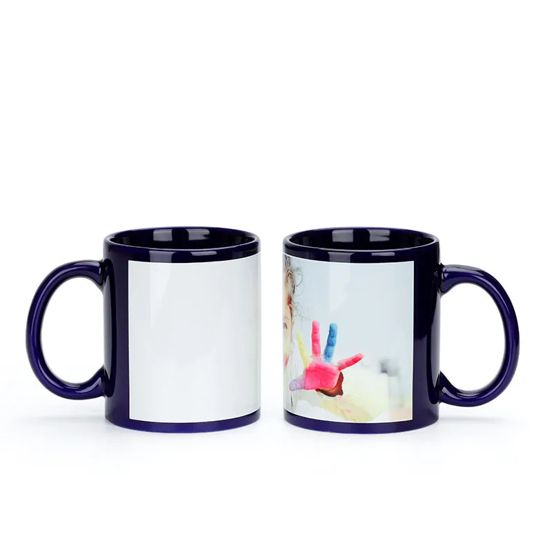 Black Cup DIY Logo Ceramic Mug - Coffee Tea Photos recension och pris