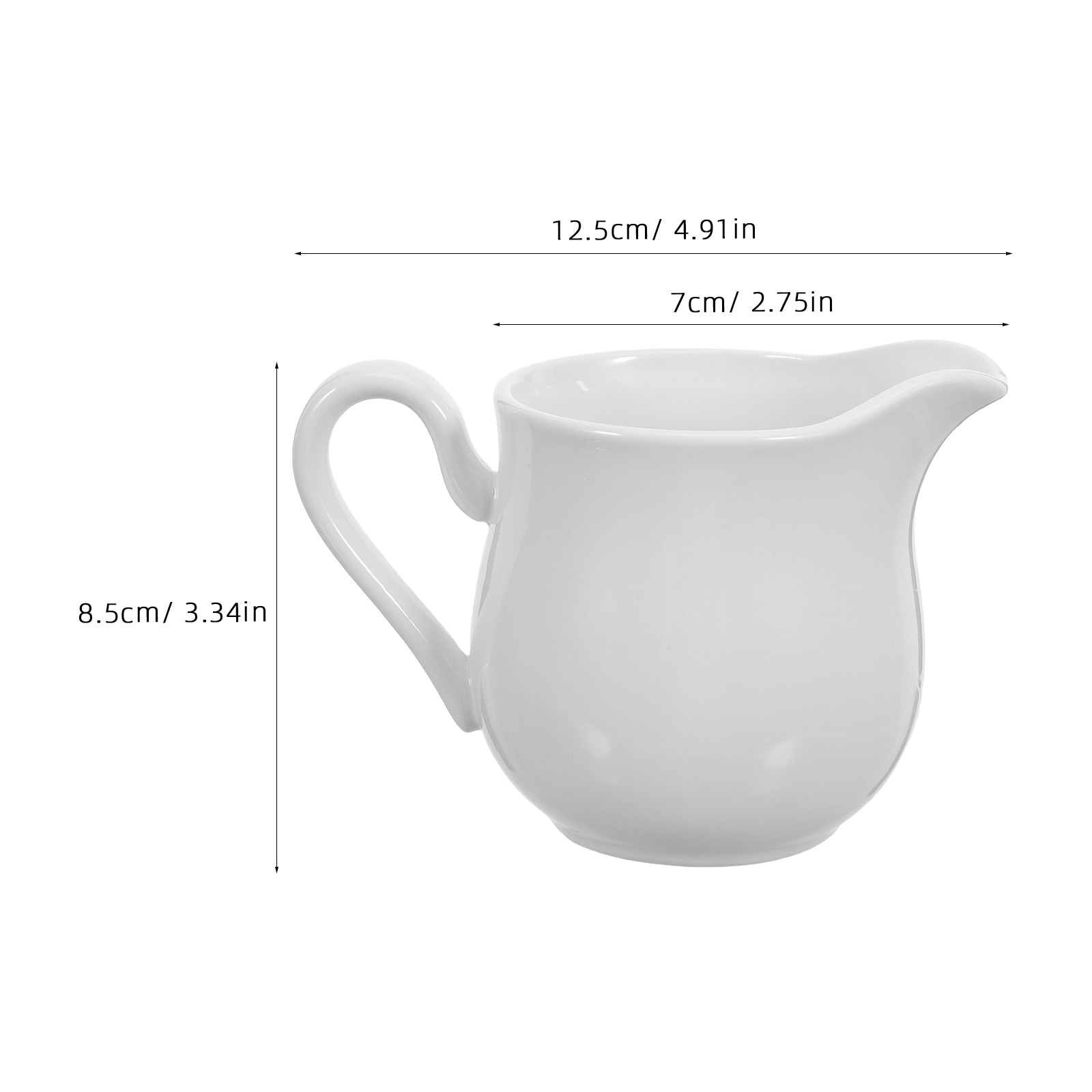 350Ml Small Ceramic Pitcher Ve - Coffee Tea Creamer recension och pris