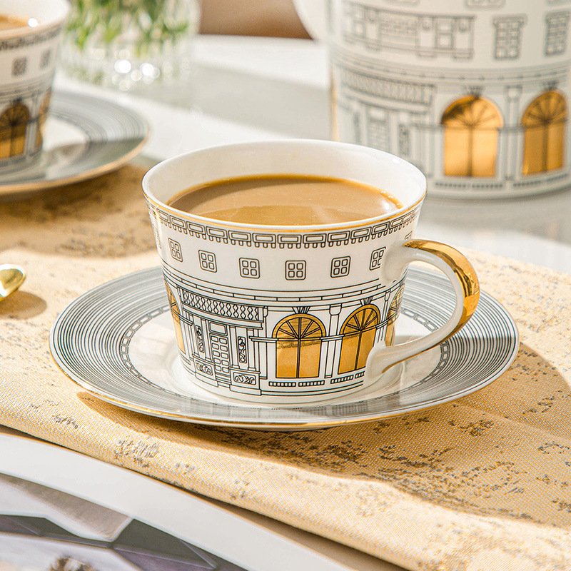 Architectural Cup and Saucer C - Coffee Tea Game recension och pris