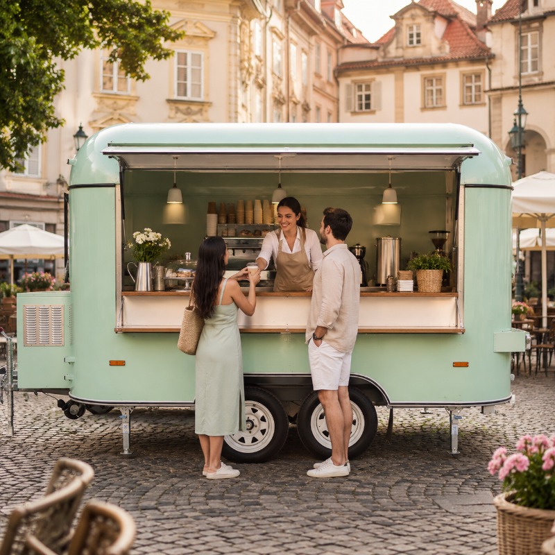 Food Cart Commercial Vending C - Juice Tea Coffee recension och pris